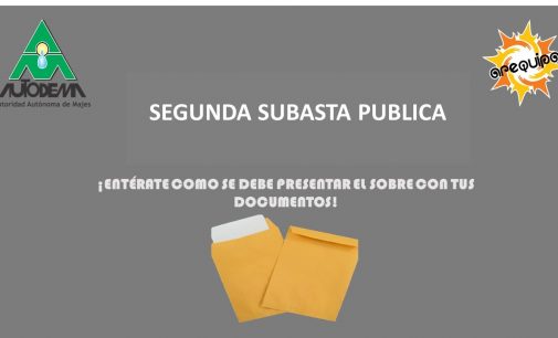 PRESENTACION DE SOBRES SEGUNDA SUBASTA PUBLICA DE LOTES URBANOS