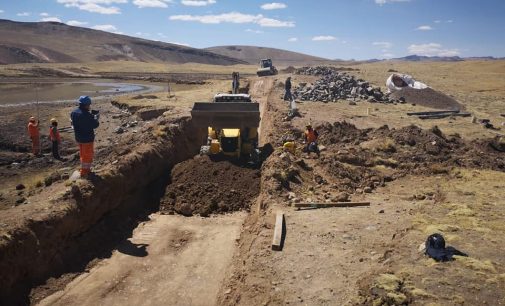 Autodema supervisó trabajos de construcción de la micropresa Occollani Ccocha.