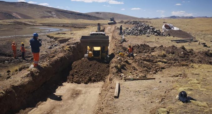 Autodema supervisó trabajos de construcción de la micropresa Occollani Ccocha.