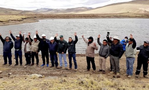 Autodema y Gobierno Regional de Arequipa inauguraron micropresa Occolloni Ccocha