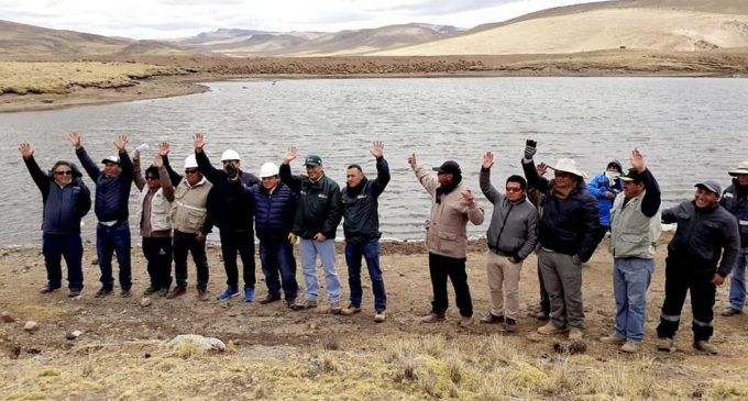 Autodema y Gobierno Regional de Arequipa inauguraron micropresa Occolloni Ccocha