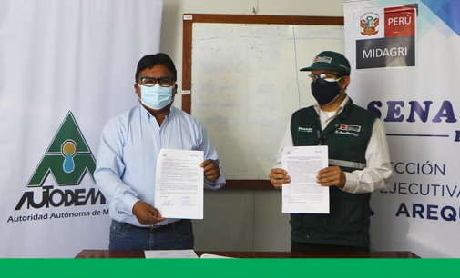 AUTODEMA FIRMA CONVENIO DE COOPERACIÓN INTERINSTITUCIONAL CON SENASA PARA EL CONTROL DE LA PLAGA DE LA MOSCA DE LA FRUTA