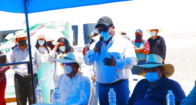 GOBERNADOR REGIONAL DE AREQUIPA, GERENTE EJECUTIVO DE AUTODEMA Y AUTORIDADES DE CAYLLOMA VISITARON ÁREA RESERVADA PARA DAMNIFICADOS DEL PROYECTO MAJES I
