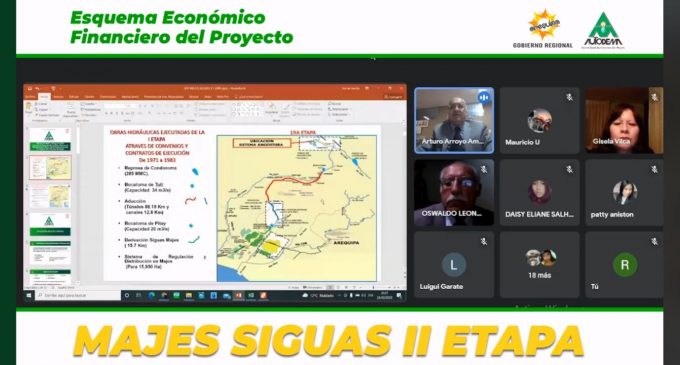 AUTODEMA EXPUSO PROYECTO DE MAJES SIGUAS II ETAPA A COLEGIO DE ECONOMISTAS Y PERIODISTAS DE AREQUIPA