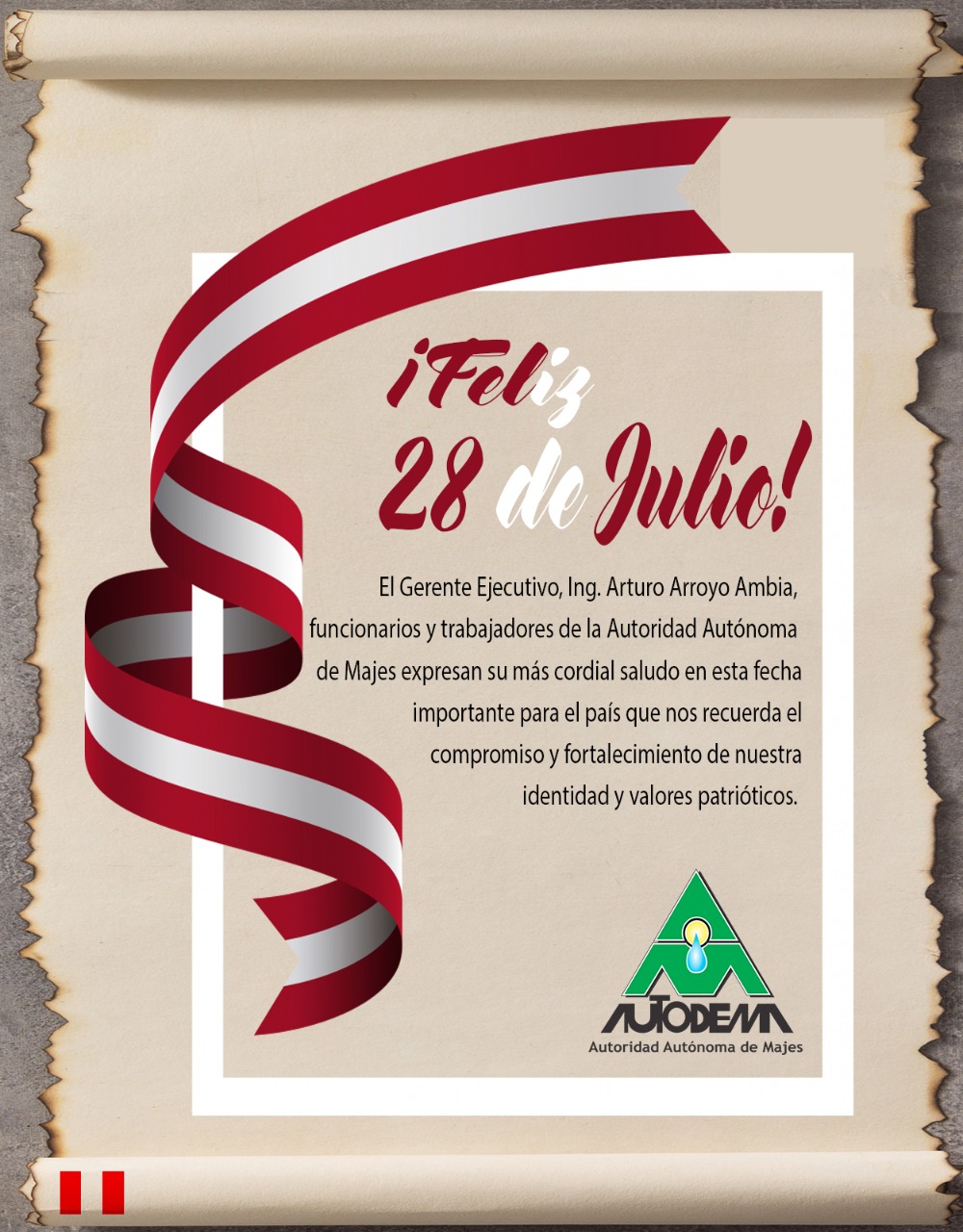 FELIZ 28 DE JULIO AUTODEMA Proyecto Especial Majes Siguas