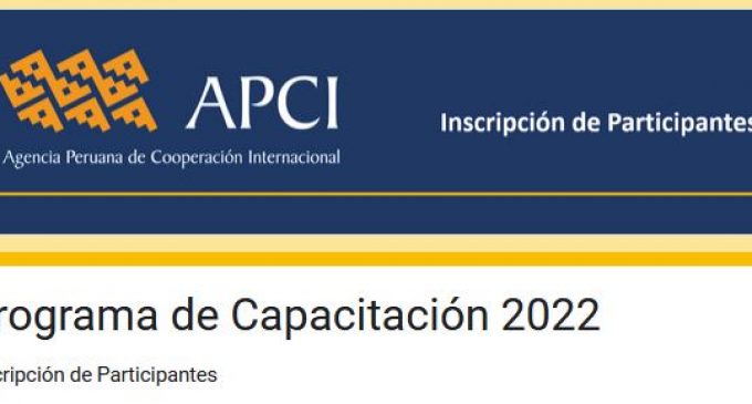 PROGRAMA DE CAPACITACIÓN VIRTUAL DESCENTRALIZADO 2022