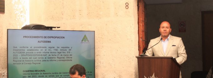 CONSEJO REGIONAL APROBÓ LA EXPROPIACIÓN DE PREDIO EN EL ANEXO DE PUSA PUSA