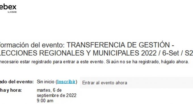 INDUCCIÓN – TRANSFERENCIA DE GESTIÓN 2022