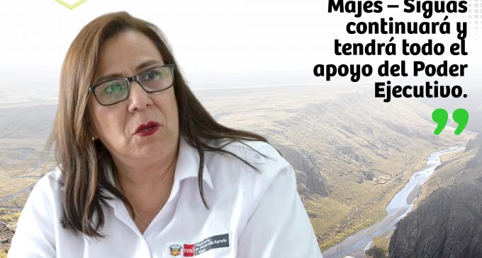 #TrabajandoPorUstedes | “Presidenta Dina Boluarte está comprometida con la ejecución del proyecto Majes Siguas II en la actual gestión”. Alberto Otárola Peñaranda; Primer Ministro.