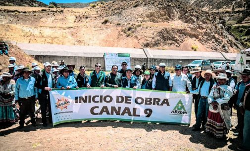 AUTODEMA DIO INICIO A LA OBRA DE REHABILITACIÓN DEL CANAL 9 EN EL DISTRITO DE ACHOMA