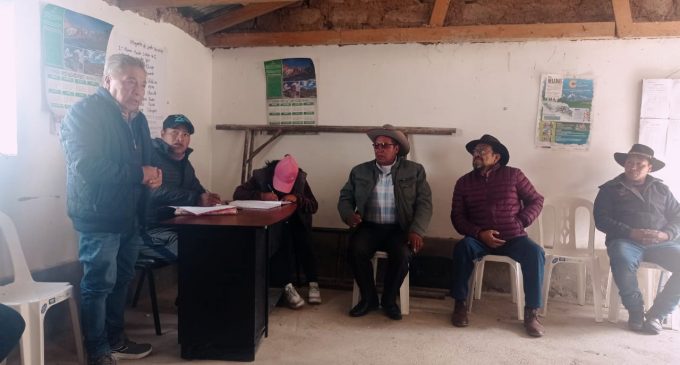 AUTODEMA Y MUNICIPALIDAD DISTRITAL DE SAN ANTONIO DE CHUCA-ANEXO COLCA REALIZAN REUNION DE TRABAJO PARA IMPULSAR DIVERSOS PROYECTOS.