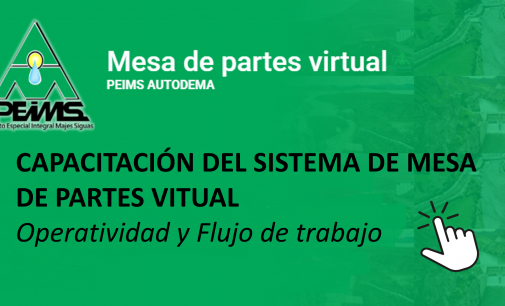 CAPACITACION DE MESA DE PARTES VIRTUAL