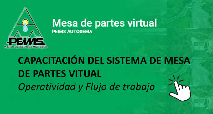 CAPACITACION DE MESA DE PARTES VIRTUAL