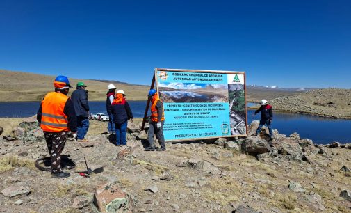 PEIMS – Autodema inició construcción de la micropresa Huayllani en el distrito de Sibayo – Caylloma