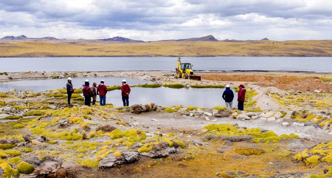 AUTODEMA ejecuta mejoras en microreservorios y qochas de la microcuenca El Pañe